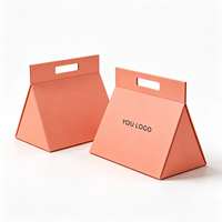 Scatola Regalo Rigida Triangolare Personalizzata con Stampa a Colori, Chiusura Magnetica, Inchiostro di Soia Ecologico, Imballaggio Cosmetico di Alta Qualità - Vendita all'Ingrosso