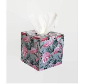 Square Shape Floral Printed Wooden <b>Tissue</b> Box Hotel Cafe canteen Countertop Decorative <b>Tissue</b> <b>Paper</b> Holder - Product Image 1