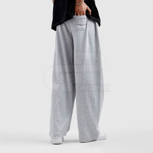 Pantalon ample à jambes larges pour hommes, design léger avec ceinture élastique, pour les voyages, les tenues décontractées et le confort quotidien - Product Image 2