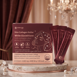 Tonique Composé de Ginseng Rouge Coréen et de Poudre de Bois de Cerf, Glutathion et Collagène pour Éclaircir la Peau, Anti-Âge et Antioxydant - Product Image 3