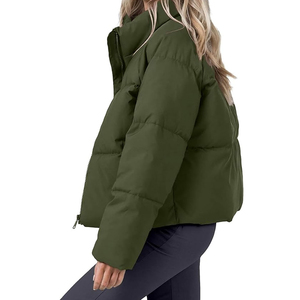 Vestes matelassées unisexes en gros, imperméables, respirantes, en nylon réversible, écologiques, épaisses, pour l'hiver, à bas prix, très vendues pour femmes - Product Image 2