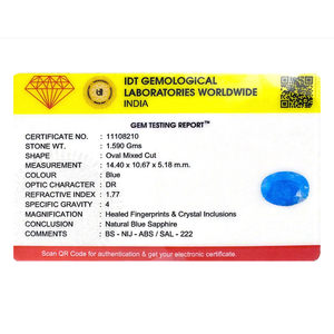 Loose 6.75 Carat Sky Blue Sapphire Gemstone Brilliant Cut 4mm Size for Fine Jewelry - Product Image 4