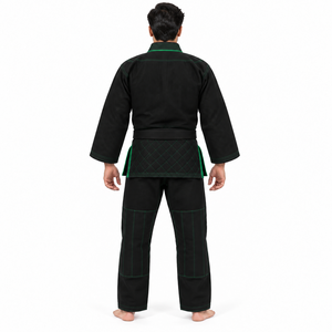 Kimono de judo professionnel IJF 480 GSM en coton double tissage, antibactérien et anti-humidité, pour entraînements, tournois et clubs (adultes) - Product Image 4