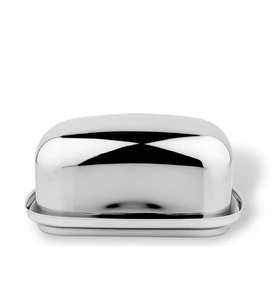 Caja de Mantequilla de Acero Inoxidable de Diseño Clásico para el Hogar, Decoración de Mesa con Tapa para Guardar Queso y Mantequilla - Product Image 5