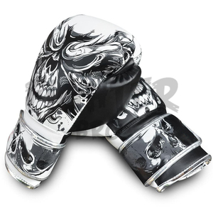 Guantes de Boxeo Profesionales Transpirables y Ligeros con Cierre de Gancho y Bucle para Entrenamiento, Golpeo y Sparring, Nuevos - Product Image 6