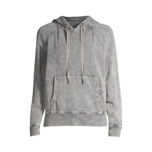 Direct Factory Sale Women Acid Wash Hoodie Custom Embroidery Logo Plain Dyed Women Acid Wash Hoodie For Girls - Product Image 4
