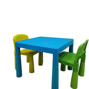 Mobilier pour bébés et enfants Ensemble table et chaises contemporain moderne en plastique - Product Image 4