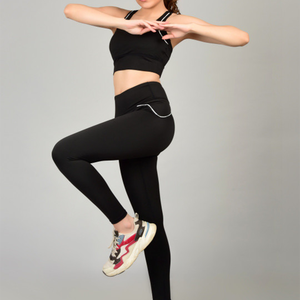 Training High Quality Sports <b>Bra</b> High Waist Leggings Suit Long Sleeve Workout Wear Gym Sportswear Women Fitness Clothes Yoga Set - Product Image 5