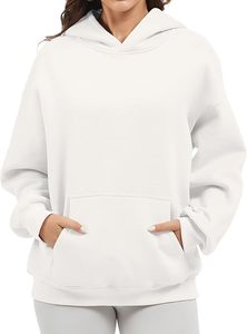 Sweat-shirt décontracté à col rond pour femme, sweat-shirt léger en polaire, sweat-shirt unisexe en mélange de coton, sweat-shirt confortable et chaud - Product Image 5