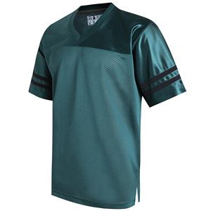 เสื้อฟุตบอลลำลองสำหรับผู้ชาย ผ้าตาข่าย แบบเรียบ ปรับแต่งได้ ยูนิเซ็กซ์ คลาสสิก ระบายอากาศได้ดี เสื้อยืดออกกำลังกาย เสื้อกีฬา ชุดฟิตเนส - Product Image 1