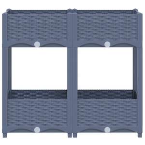 Lit de jardin surélevé 31.5 "x 15.7" x 28 "Matériau polypropylène - Product Image 3