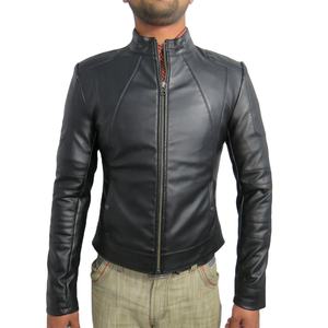 Chaqueta de cuero genuino de alta calidad para mujer, color negro, manga larga con cremallera, elegante chaqueta de cuero para mujer - Product Image 1