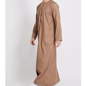 เสื้อโทบผู้ชายสั่งตัดได้ ขนาดตามต้องการ สวมใส่สบาย น้ำหนักเบา ผ้าไม่ยับ ระบายอากาศได้ดี แห้งเร็ว ทรงหลวม ขายดี ชุดมุสลิมแบบดั้งเดิม - Product Image 4