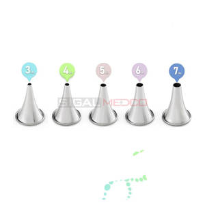 Spéculums auriculaires en acier inoxydable, multipack, pour examen otoscopique clinique, instruments médicaux réutilisables pour les professionnels ORL - Product Image 2