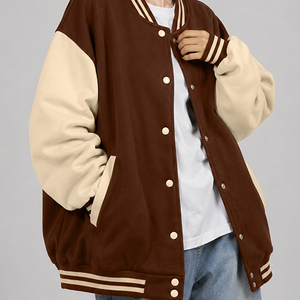 Trendy Women's Custom Varsity Jacket Snap Button Baseball Bomber Letterman <b>Coat</b> College Style Premium Casual Streetwear Fashion - Product Image 1