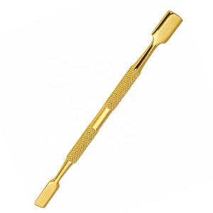 Gold Plated Stainless Steel <b>Cuticle</b> Pusher – Professional Double-Ended Nail Care <b>Tool</b> for Manicure Custom Logo OEM/ODM - Product Image 4