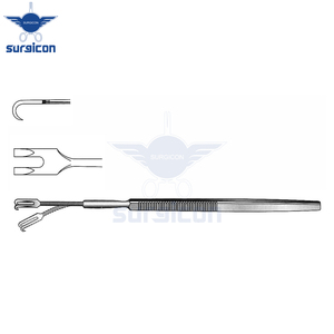 Retractor Quirúrgico Flexible de 2 Puntas con Gancho de 16 cm (6-1/4 Pulgadas) y Gancho de 5x4 mm, Instrumento Médico de Acero Inoxidable - Product Image 4
