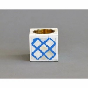 Quemador de Incienso con Incrustaciones de Hueso Azul, Porta Incienso de Mármol Hecho a Mano, Decorativo para Aromaterapia, para Decoración del Hogar - Product Image 3