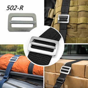 Steel Stamped Adjuster with Bar Harness Buckle Zinc Plated 18kN Breaking Strength - Product Image 4
