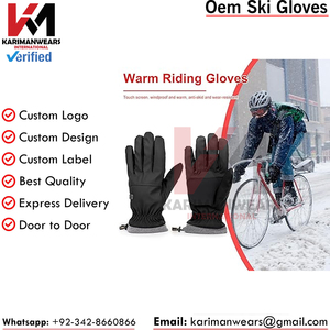 Gants de ski pour hommes et femmes avec doigts compatibles écran tactile, tissu imperméable, doublure thermique, OEM ODM, exportateur en gros - Product Image 6