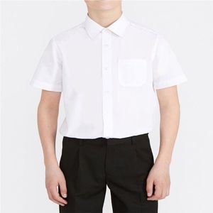 Chemise à manches longues en coton personnalisable unisexe pour garçons et filles, uniforme scolaire primaire, vêtements durables et performants - Product Image 2