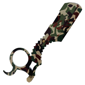 Free Sample Camo Pattern Stainless Steel Finger Ring <b>Razor</b> for Face Single Blade Non-Disposable Manual Ring <b>Razor</b> for <b>Men</b> OEM - Product Image 5