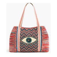 Gaya Bohemian India buatan tangan manik-manik wanita tas Clutch tas bahu belanja malam elegan Boho