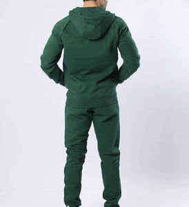 Wholesale Printed Heavyweight Cotton Fleece Baggy <b>Sweatpants</b> <b>Set</b> Casual Plus Size Winter Men Two-Piece Breathable Tracksuit - Product Image 5