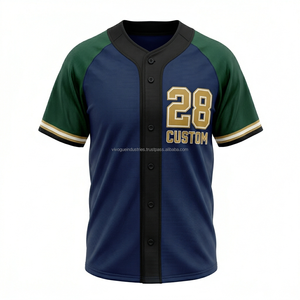Custom 100% Polyester Lightweight Summer <b>Baseball</b> Shirts Blank Button Down Jersey Streetwear <b>Baseball</b> Jerseys - Product Image 1