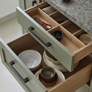 Durable Modern Minimalist Zinc Alloy Cabinet Handle Slim Square Bar Pull Matte <b>Black</b> Furniture Handle for Kitchen Bathroom - Product Image 5