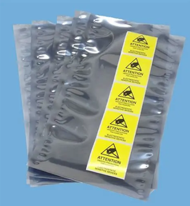 Small Module Packaging Bag 70x180mm Antistatic <b>PET</b>/AL/CPP Zipper Bag for IC Chips & Sensors SYSTECH Brand - Product Image 6