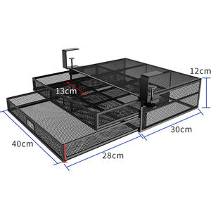 Organisateur de bureau en métal à double niveau pour sous le bureau - Product Image 5