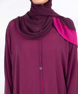 Plus Size <b>Abaya</b> Solid Color Casual Long Sleeve Custom Color Long Sleeve Islamic Clothing Hijab Women <b>Abaya</b> Printed OEM - Product Image 6