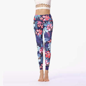 Women Plus Size Polyester Spandex Capri Pants Full Length Elastic Waist Summer Lounge Wear Breathable Active <b>Stretch</b> Front Logo - Product Image 1