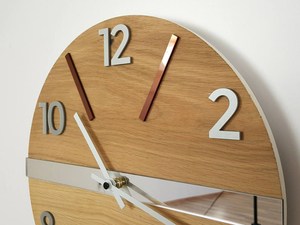 Premium Wooden <b>Clock</b> Handmade Minimalist Wall <b>Clock</b> Affordable Wooden Interior Decor Rustic Wooden <b>Clock</b> - Product Image 4