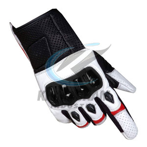 Best Leather Outdoor Full Finger Non-Slip Men Motorbike <b>Gloves</b> High Quality Hot Selling Best Price for Adults - Product Image 2