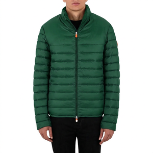 Chaqueta de Hombre con Cuello Alto, Cierre de Cremallera, Resistente al Viento, para Invierno, Uso Casual, Color Sólido, Exterior de Poliéster - Product Image 4
