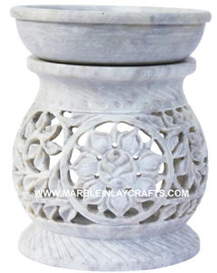 Creative Design Handmade Carved Aroma <b>Oil</b> <b>Burner</b> For Decoration And Home Air Freshener Purpose Natural Soapstone Latest <b>Burner</b> - Product Image 3