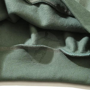 เสื้อฮู้ดผู้ชายสีเขียว ทรงปกติ มีกระเป๋า ดีไซน์รักษ์โลก ผ้าฝ้ายฟลีซ 100% เสื้อกันหนาว - Product Image 5