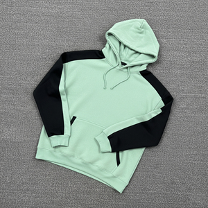 Sudadera con Capucha para Hombre, Color Verde Menta, Forro de Poliéster/Algodón, Antiarrugas, Estilo Casual, Talla Grande, para Invierno - Product Image 3