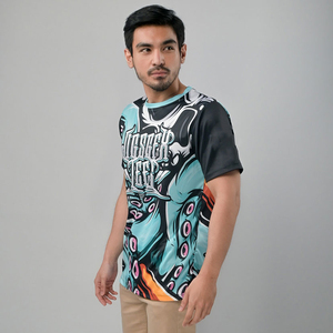 Custom <b>Polyester</b> Sublimated Wholesale <b>t</b> <b>Shirts</b> Short Sleeve Men's <b>Shirts</b> - Product Image 5