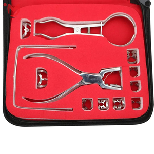 Rubber Dam Kit for Dental Clinics Stainless Steel Clamps, <b>Punch</b> and Forceps <b>Set</b> OEM Wholesale - Product Image 2