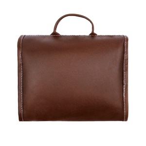 Leather Toiletry Bag Men Travel Wash Organizer Cosmetic Storage Waterproof Grooming <b>Case</b> Bag LTB-0117 - Product Image 2