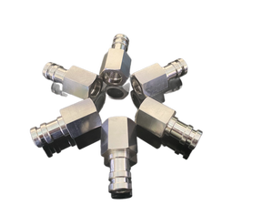 Tuercas de Acoplamiento Hexagonales de Acero Inoxidable, Extremos Roscados de 6 mm, Componentes de Hardware Industrial Mecanizados con Precisión - Product Image 2