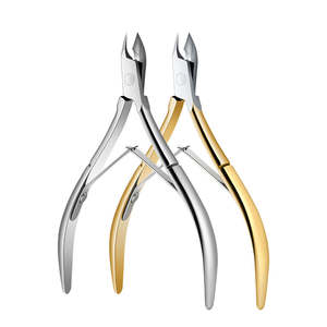 Cortaúñas y recortador de acero inoxidable plateado duradero profesional con punta afilada para el cuidado de las uñas y la herramienta de manicura - Product Image 1