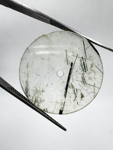 หน้าปัดนาฬิกาเพรนีตธรรมชาติแบบแบน ขนาด 28.5 มม. หนา 0.7 มม. รูตรงกลาง 2 มม. - Product Image 5