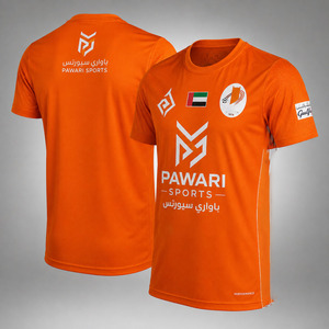 Custom Orange Printed Soccer Jersey Set with Team Name Professional Football Uniform Quick Dry Sportswear OEM ODM <b>Athletic</b> Shirt - Product Image 1