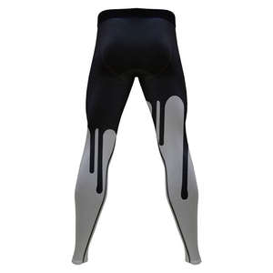 Leggings de yoga moulants pour femmes, séchage rapide, taille élastique, motif uni, en Spandex / Nylon, teinture unie - Product Image 3