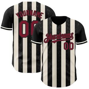 OEM Custom 100% Polyester Baseball Jersey Short Sleeve Breathable Printed Full Button Low MOQ Fast Delivery - Product Image 3