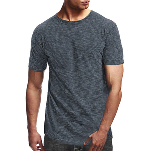 เสื้อยืดคอกลมทรงสปอร์ตวินเทจสำหรับผู้ชาย ผ้าฝ้าย 100% ทรงโอเวอร์ไซส์สั่งทำได้ ขายส่ง เสื้อยืดเปล่าสำหรับสกรีน - Product Image 5